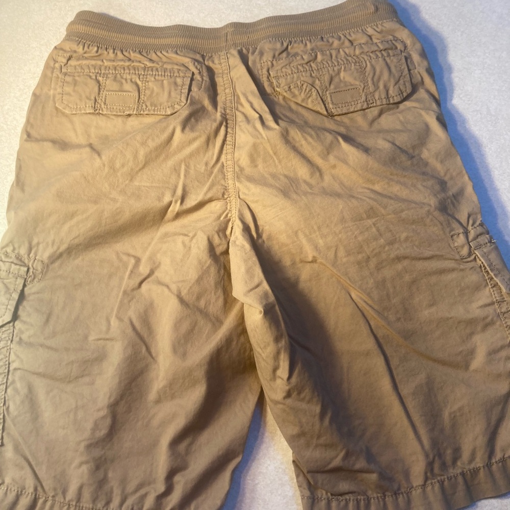 urban pipeline Khaki Cargo Shorts with Back Flap Pockets